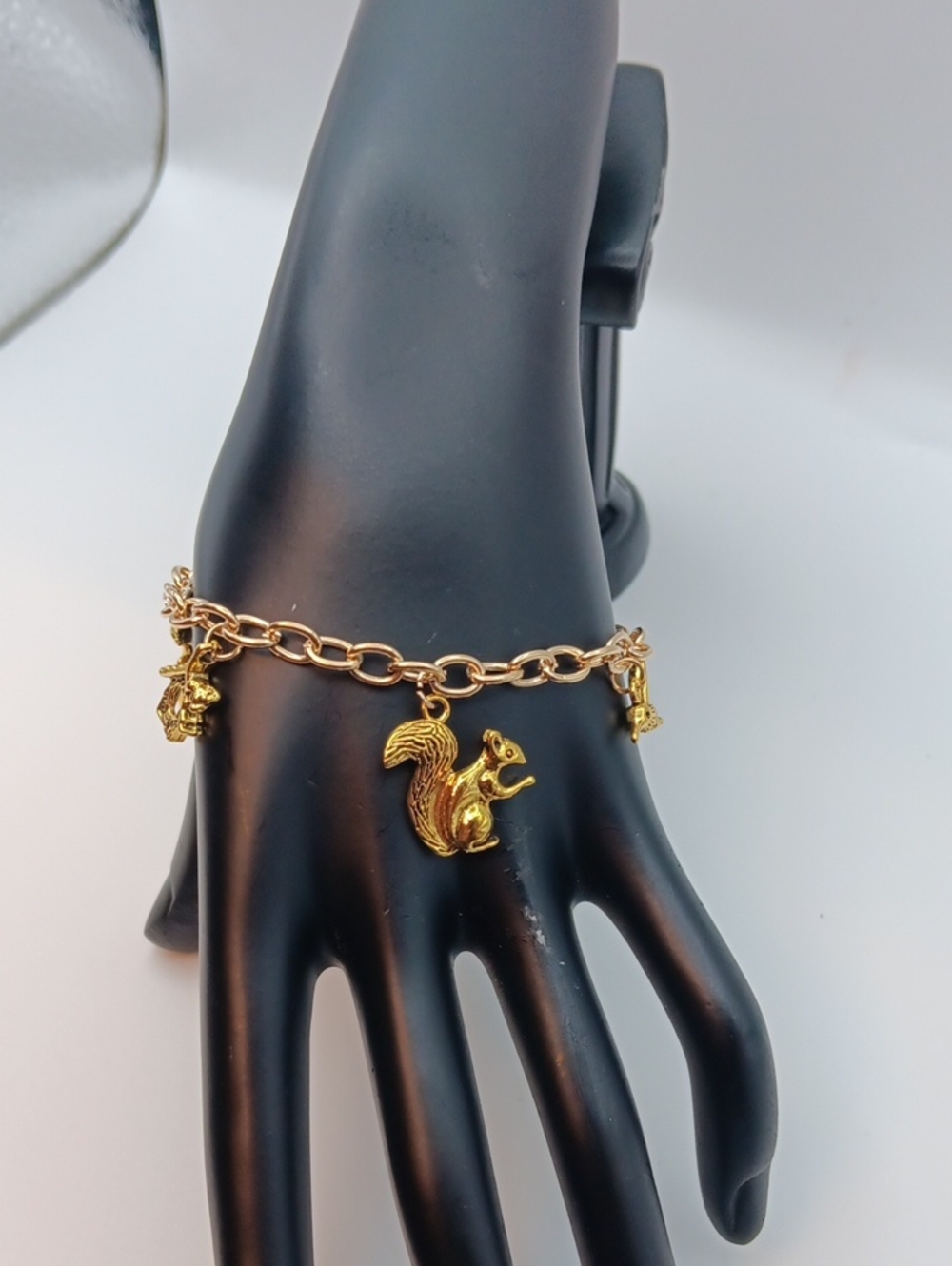Gold Charm Link Bracelet - Women Accessories